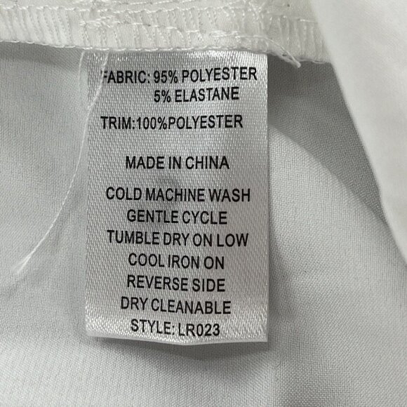 Le Rose Lauren Lace Satin Champagne Robe SIZE M/L White READ - Picture 9 of 11